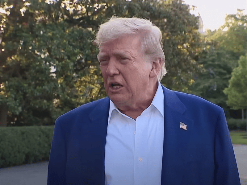 DONALD TRUMP DROPS FBOMB