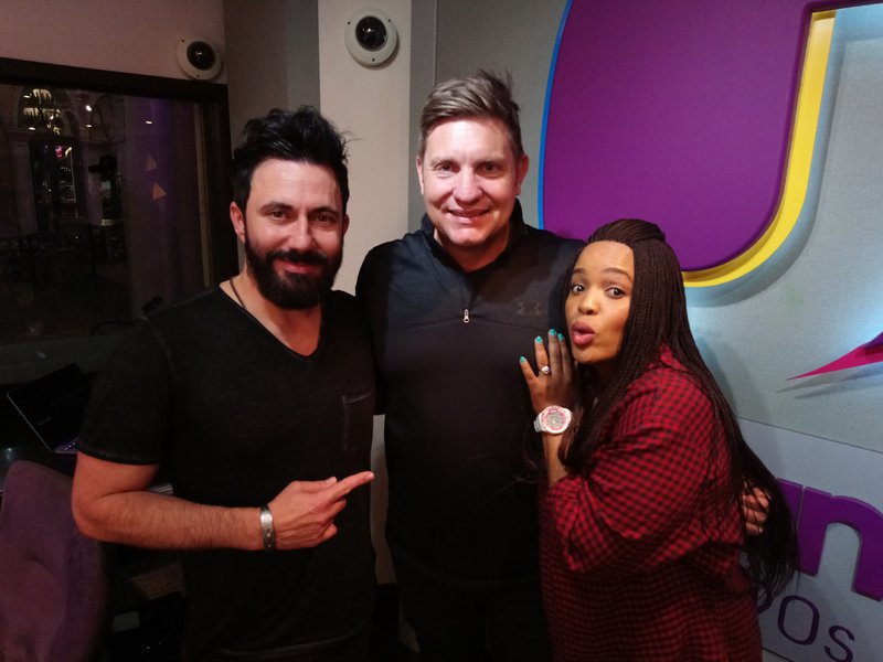 kurt darren in studio martin and tumi