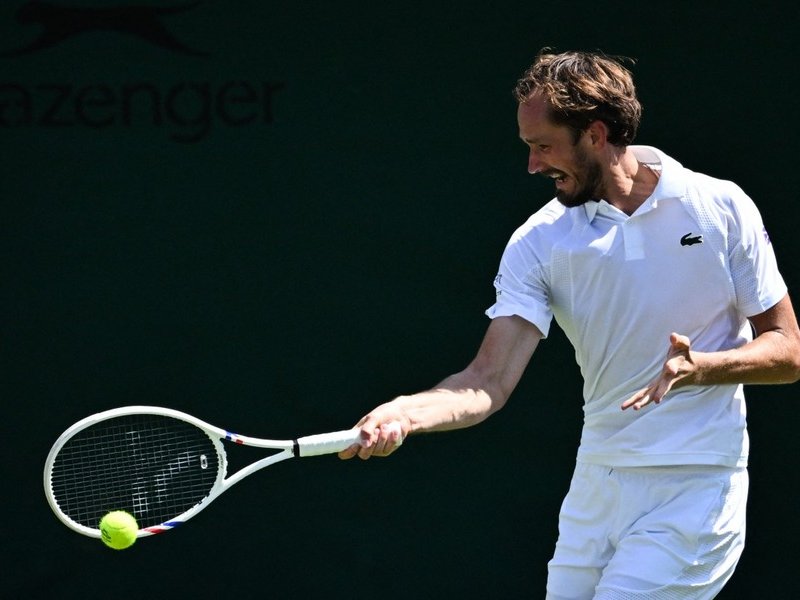 Daniil Medvedev at Wimbledon 2025