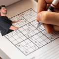 Danny Guselli on a sudoku puzzle