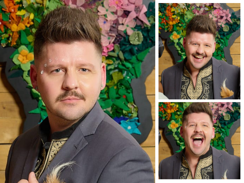 Danny Guselli wearing a cultural outfit for Heritage Day