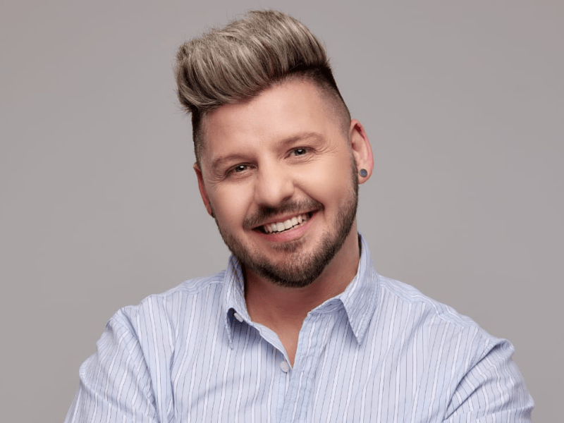 Danny Guselli wearing a formal shirt