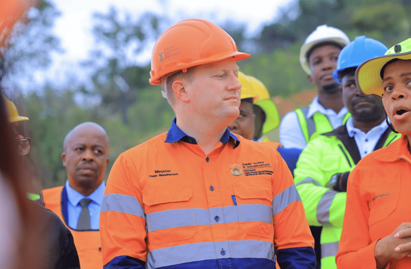 Public Works Minister Dean Macpherson