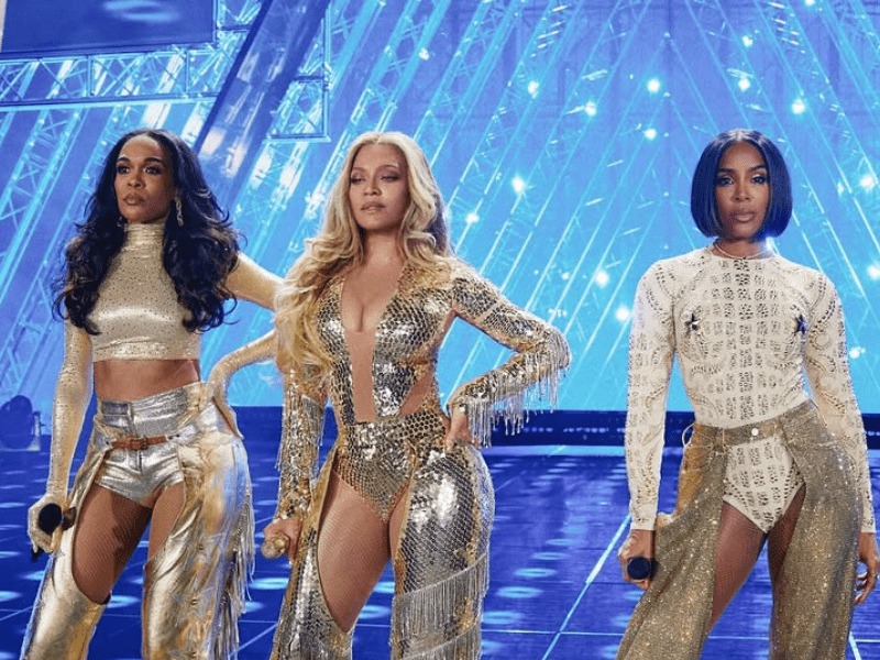 Destiny's Child performing during Cowboy Carter Tour