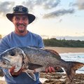 Devon Oosthuizen with a brusher caught down the South Coast