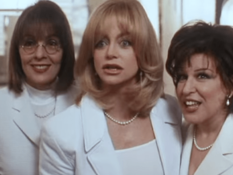 Diane Keaton, Goldie Hawn and Bette Midler