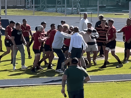 Die Hoerskool Menlopark and Hoerskool Dr EG Jansen Rugby Brawl