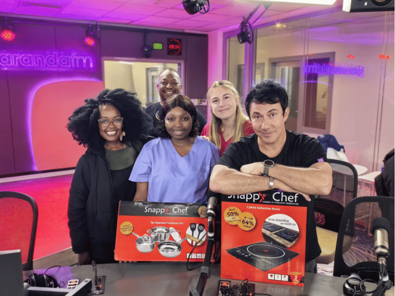 Dimpho Mpeke Snappy Chef And Team GOOD MORNING ANGELS