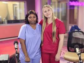 Dimpho Mpeke and Jenna Anderson GOOD MORNING ANGELS