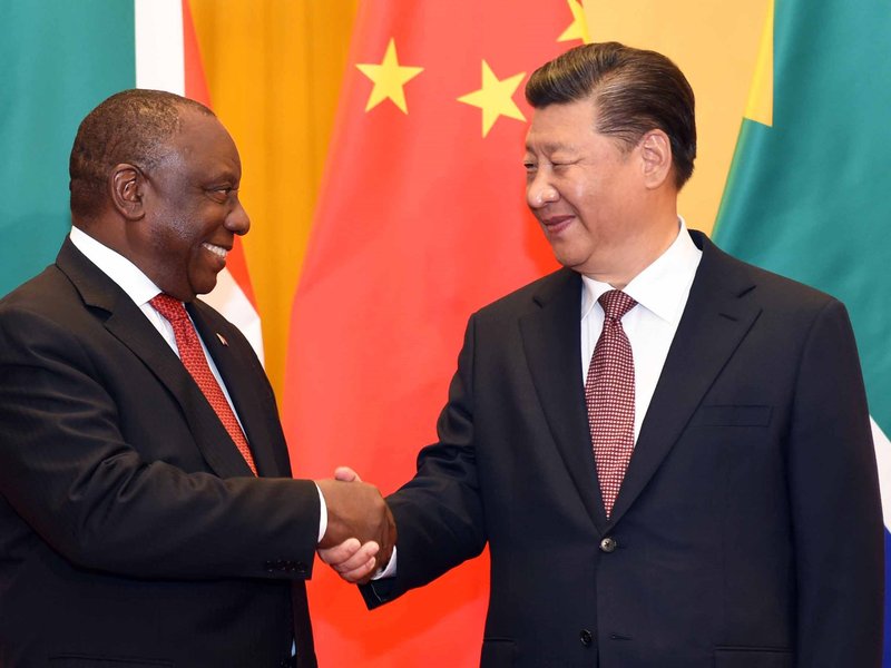 SA President Cyril Ramaphosa and Chinese President Xi Jinping