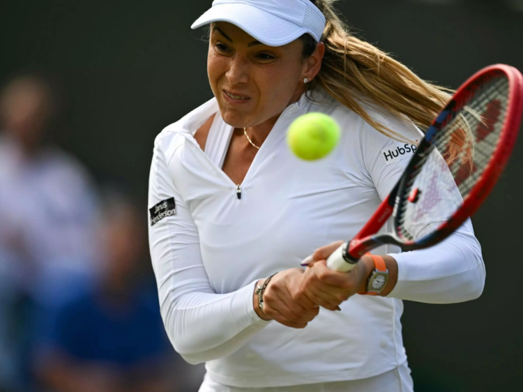 Donna Vekic at Wimbledon sem-final