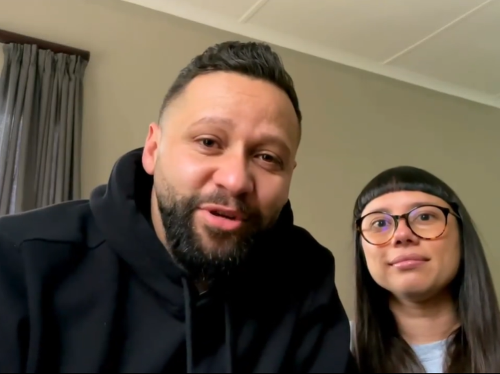 Donovan Goliath and wife