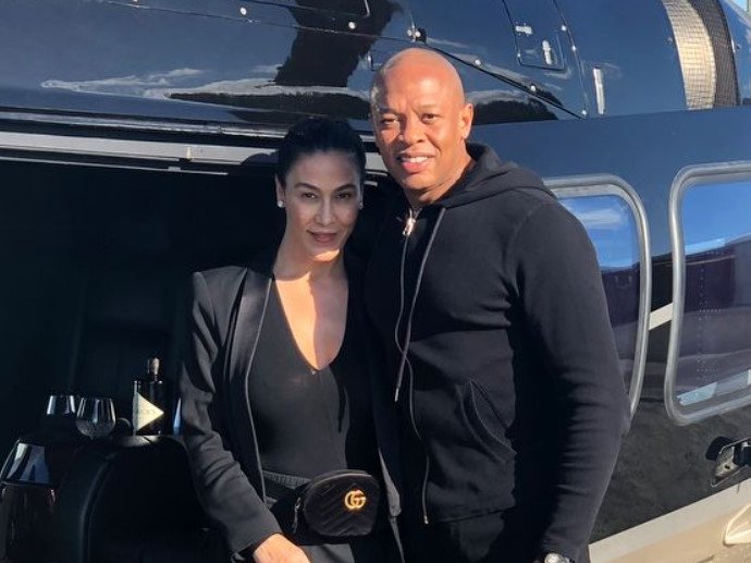 Dr Dre and Nicole Young