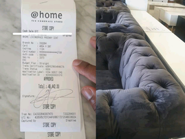 "Cheaters never prosper", a man lies about how much he spent on a couch that he gifted his mom!