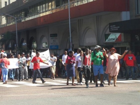 Driving school operators march in Durban CBD