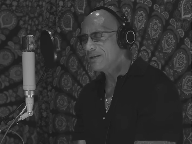 Dwayne The Rock Johnson Recording Music