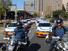 JMPD cars Braamfontien
