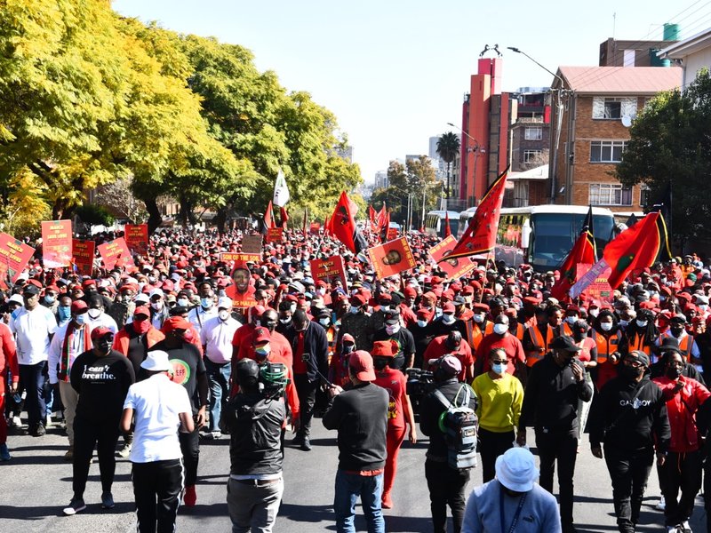 EFF save lives march in Tshwane June 2021
