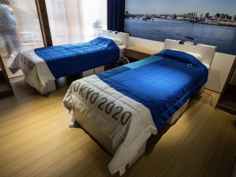 Tokyo Olympics "anti-sex" beds
