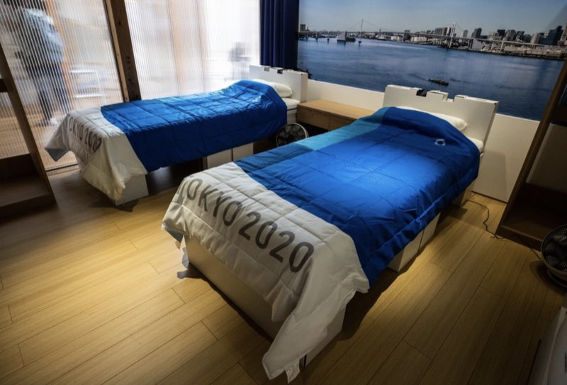 Tokyo Olympics "anti-sex" beds