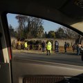 Overturned SANDF truck