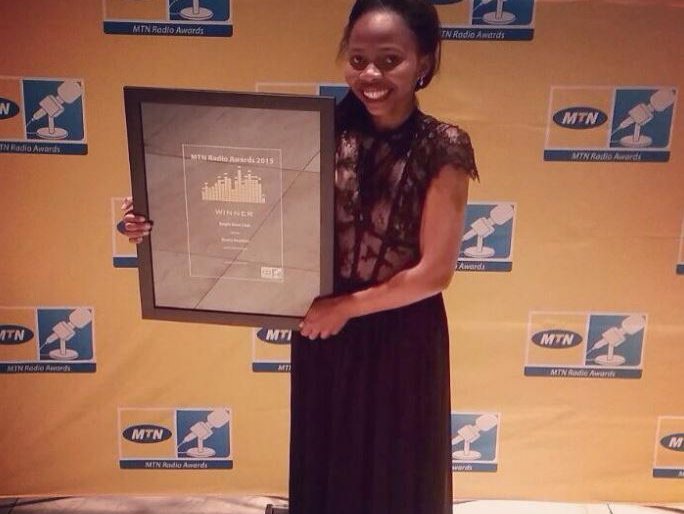 Ex ECR Journalist - Khatija Nxedlana, who was recognized as a young achiever.