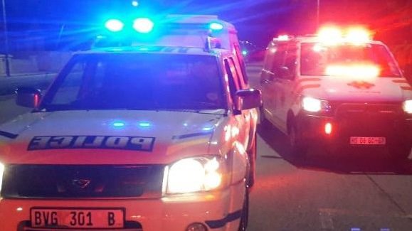 police van car and ambulance