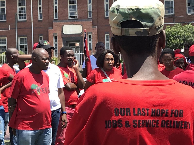 EFF takes national health campaign to Addington Hospital