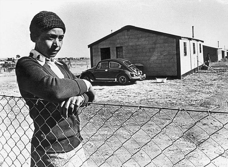 Winnie Madikizela-Mandela in Brandfort Free State