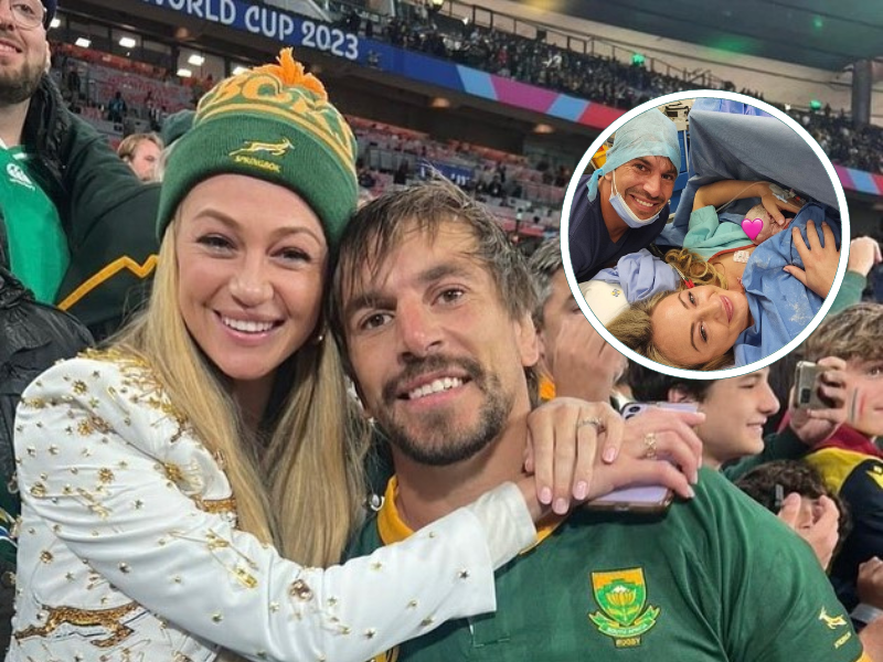 Eben Etzebeth and his wife Anlia