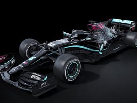 Mercedes go black in support of anti-racism movement F1 car