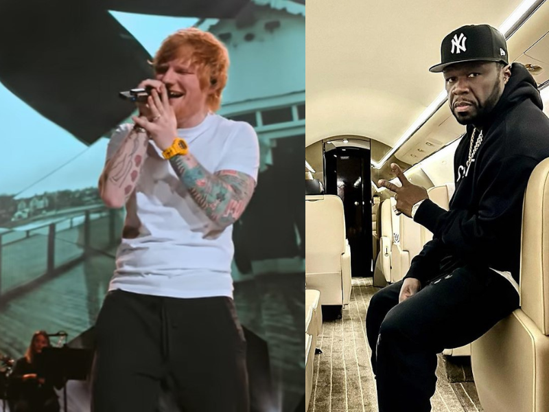 Ed Sheeran and 50 Cent