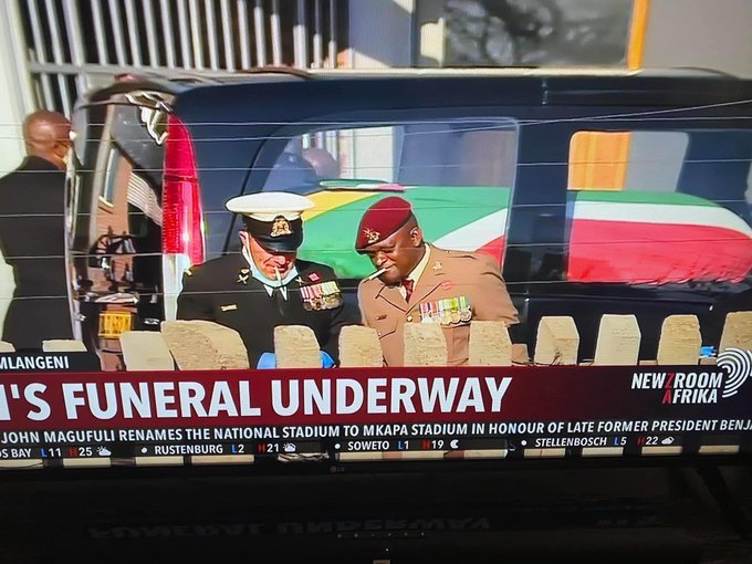 Cigarrate at Andrew Mlangeni Funeral