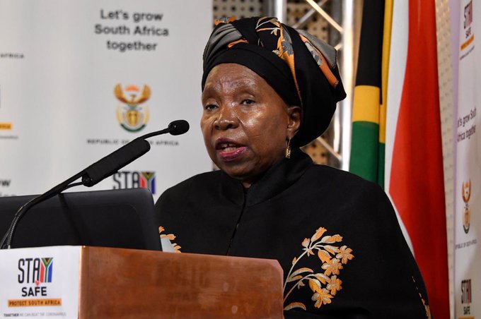 Cogta Minister Nkosazana Dlamini-Zuma NCCC level 2