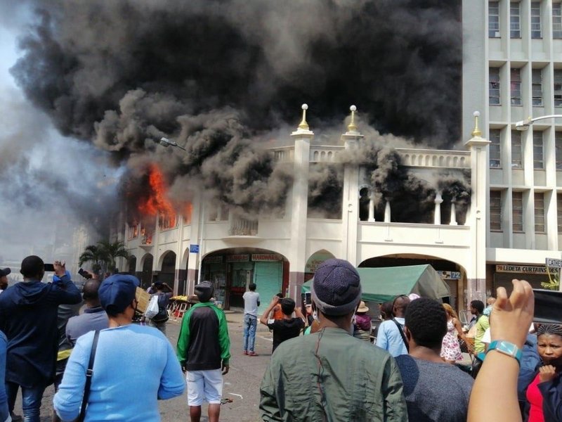 Grey Street Mosque Fire
