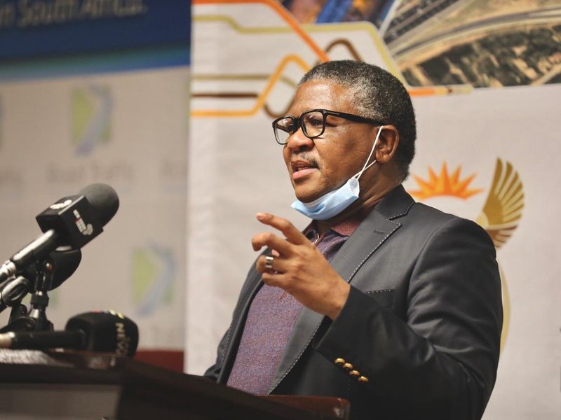 Level 2 transport regulations Fikile Mbalula minister