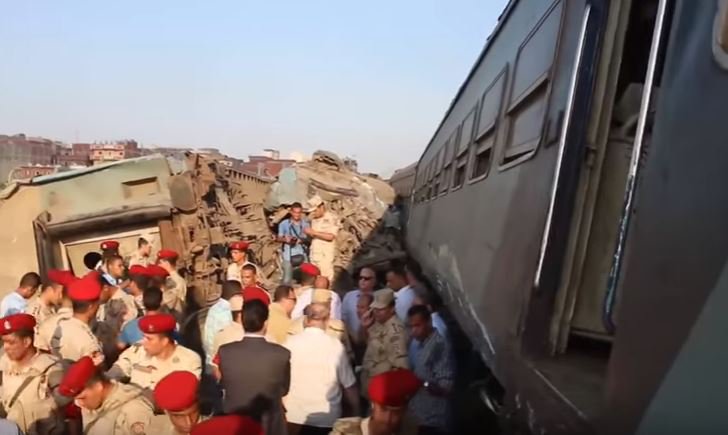 Egypt train crash