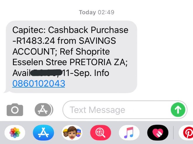 Capitec points finger at Nedbank for double deduction error bank notification