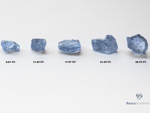 Petra diamonds 5 rare diamonds