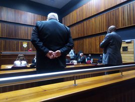 Angelo Agrizzi at palm Ridge Magistrates Court