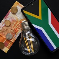 Concept of rising energy cost in South Africa