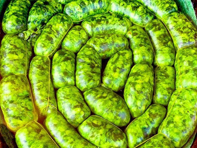 Groen boerewors