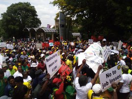 CWU: We urge all workers to down tools and blackout SABC
