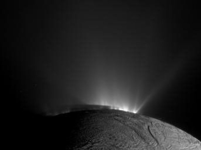 Saturn moon Enceladus NASA