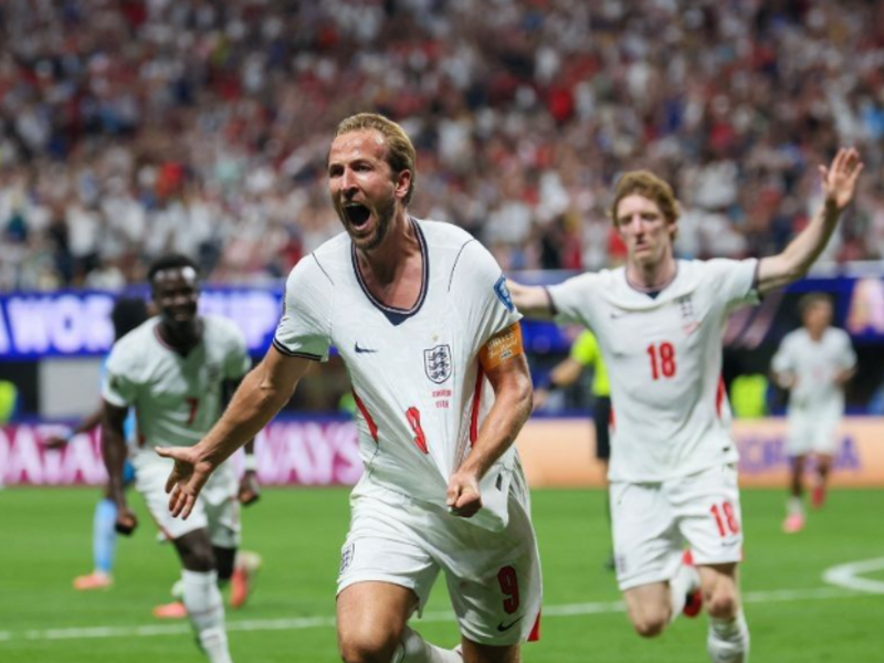 England's forward Harry Kane