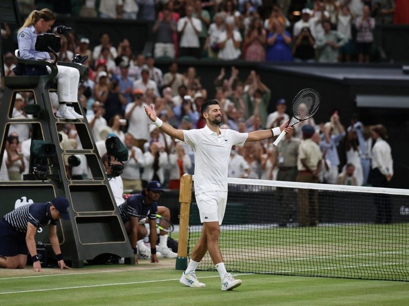 Novak Djokovic survives longest Wimbledon quarterfinal in history in 2026