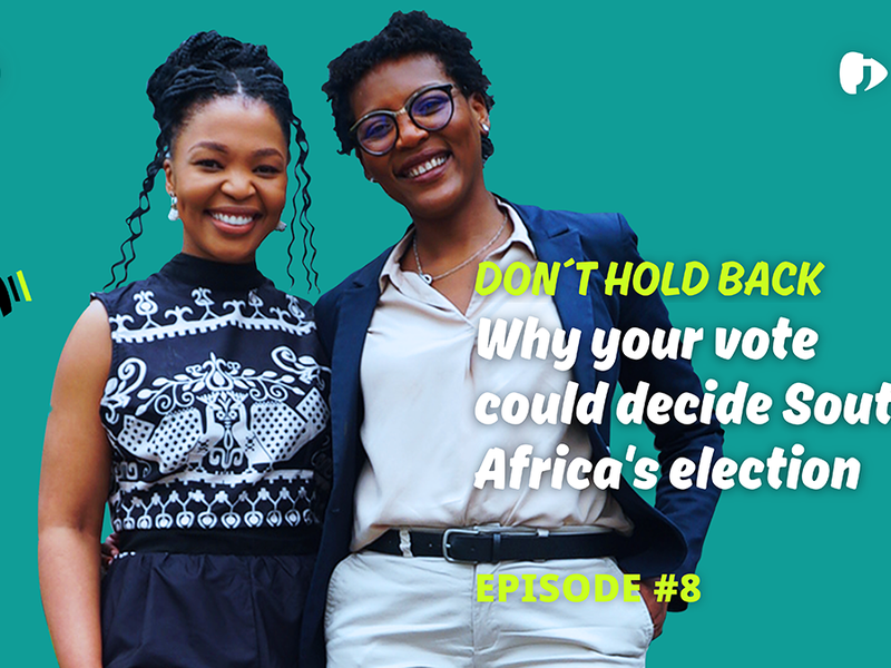 Nozibele Qamngana-Mayaba pictured with Dr. Sithembile Mbete