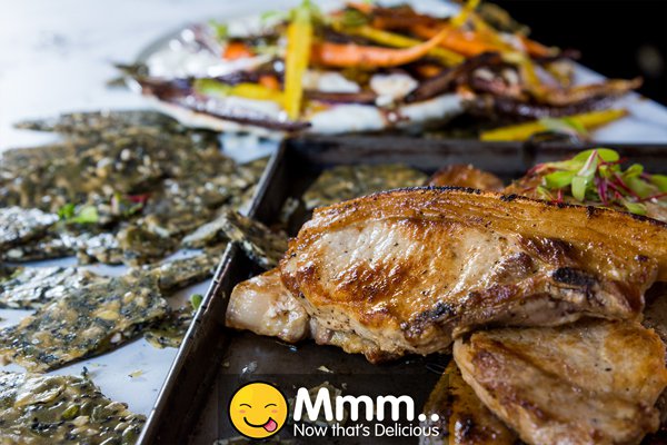 Coconut and Garlic Pork Chops