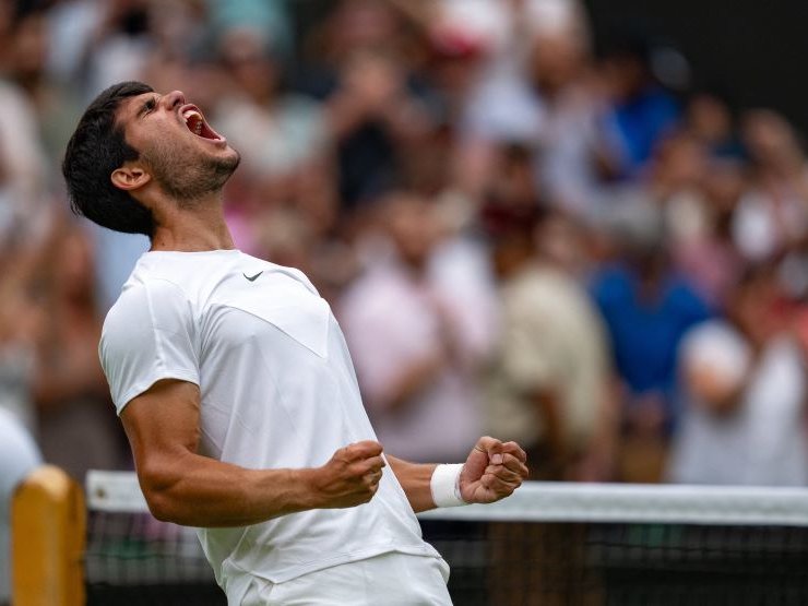 Carlos Alcaraz 8 July 2023 Wimbledon
