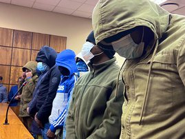 8 VIP officers in court, allowed to cover faces